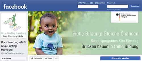 Kita-Einstieg Facebook-Seite