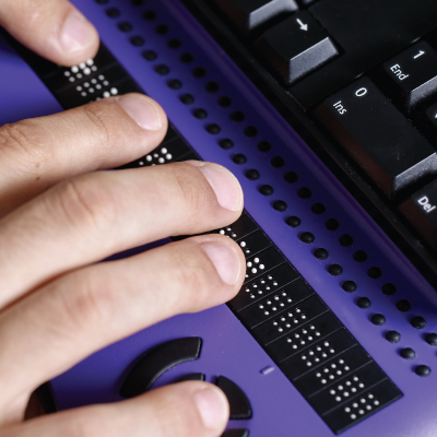 Bild zu Eingliederung - Blindentastatur